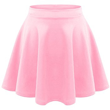 Hamishkane® Girls Stretchy Skater Skirt, Elasticated Waist Flared Skirts