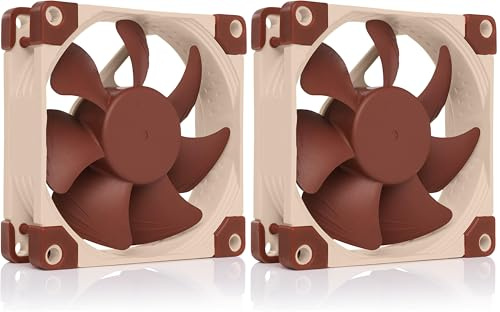 Noctua NF-A8 PWM, Premium Quiet Fan, 4-Pin (80mm, Brown) (Pack of 2)