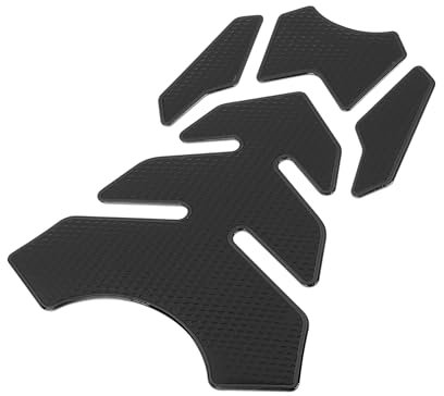 A ABSOPRO Motorcycle Fuel Tank Protector 3D PVC Rubber Pad Black Item Replacement