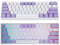Asixxsix 60% Clavier mécanique de Jeu, Clavier mécanique Ultra Compact 61 Touches Anti-reflet, Clavier de Jeu Portable RGB rétro-éclairé avec Interrupteur Rouge pour PC Ordinateur Portable