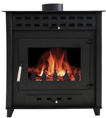 INTERSTOVES - Poêle À BOIS LUNA 9 | Bûches 50CM - Noir