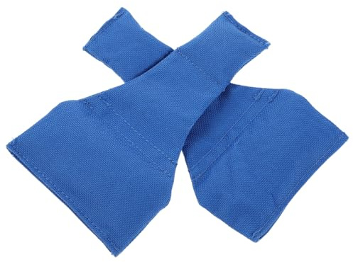 BUGUUYO Set de 2 Sacos de Arena de Nailon Azul para Árbitros de Fútbol Americano Banderines de Penalti para Árbitro Accesorios Portátiles para Lanzar Ideales para Partidos y