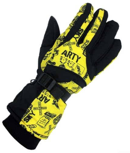 Gants de ski pour homme compatibles avec écran tactile pour cyclisme, randonnée, alpinisme, escalade, doublure en polaire et fermeture sécurisée au poignet (D)
