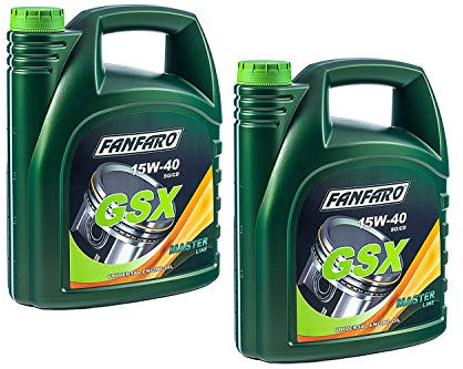 Motoröl FANFARO GSX 15W-40 API SG CD 2 Stück á 5 Liter