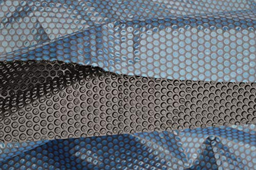 SPIRATO Bâche Solaire pour Piscine rectangulaire Bleu/Noir 600 x 300 cm