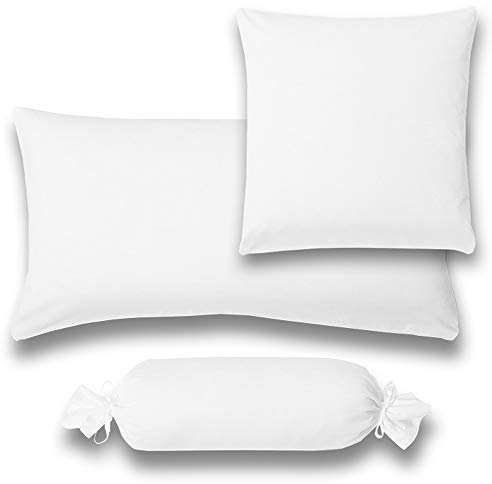 ESTELLA Kissenbezug Satin | Weiss