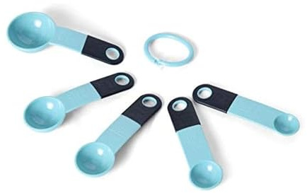 KitchenAid Measuring Spoons, Set Of 5, Aqua Sky