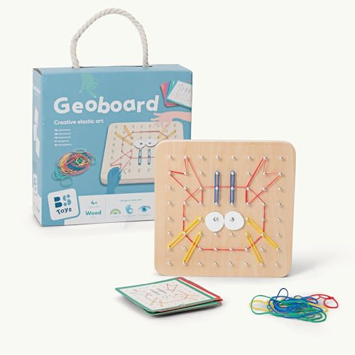 BS Toys Geobrett - Gioco educativo creativo per bambini - Promuovere le abilità motorie - Divertimento al coperto - Giocattolo educativo - Dai 4 anni - Giocatore singolo