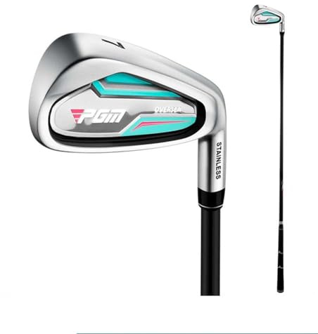 Hierro de golf con eje de acero y carbono para diestros, n.º 5/6/7/8/9/P/S, centro de gravedad bajo, para hombres y mujeres, hierro de golf (#9 (mujeres), con eje de carbono)