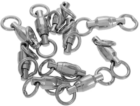 VANZACK 10piezas Aparejos Pesca Giratorios De Presión Aparejos Pesca Bagre Eslabones Giratorios De