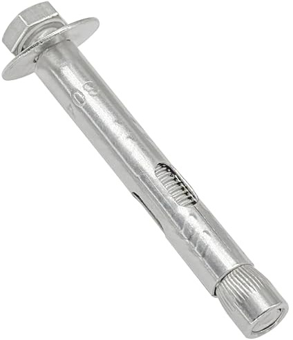 8 bulloni di espansione in acciaio inossidabile resistenti, bullone di ancoraggio esagonale esterno (M6 x 60 mm)