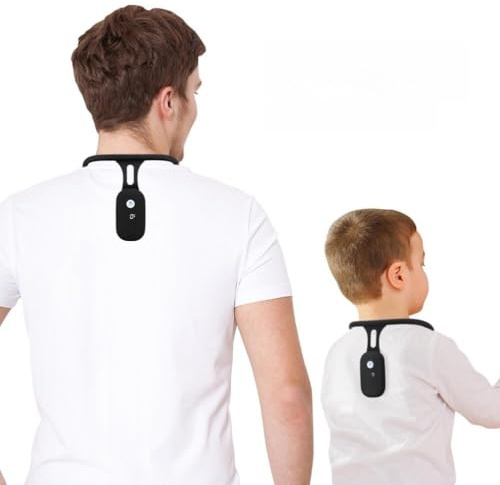 Intelligent Posture Corrector and Trainer for Back,Posture Corrector Hanging Neck Posture Trainer Rechargeable Silicone Automatic Induction Posture Corrector
