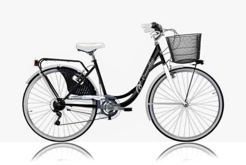 BICI BICICLETTA 26 CASCELLA MARILUF DONNA 6V NERA MADE IN ITALY
