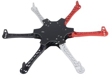 Kit drone esacottero F550 a 6 assi con 2212 motori brushless da 1000 KV, 1045 eliche, ESC da 30 A for uso RC fai da te(Upgrade Version)