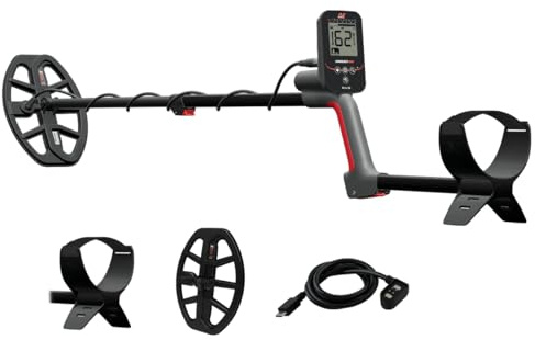 MINELAB Vanquish 360 - Detector de metales completamente automático, ligero e impermeable con tecnología Multi-IQ, incluye bobina V10X de 10 de doble D