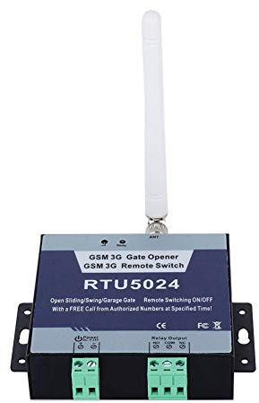 GSM Commutateur Intelligent Module Contrôle d’Accès, SMS Appel Télécommande Interrupteur à Distance Portail Automatiquement Ouvre-fermé pour Porte de Garage, Barrière, etc.