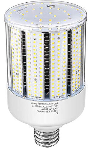 FOMT Ampoules De Maïs LED 100W Au Lieu De 400W Halogénure Métallique HPS Vapeur De Mercure Lampe CFL HID 5000K E39 Mogul Base Adaptée À L'éclairage Commercial Et Industriel,80w