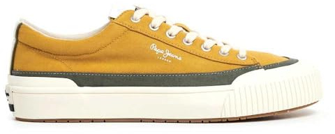 Pepe Jeans herr Ben Band M sneakers, Gul (Rugby Yellow), 6 UK, Gul Rugby Gul, 6 UK