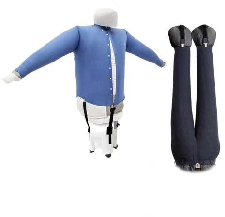 AEOLUS Iron Dryer Automatically Dries Irons Shirts Polo-Shirts Blouses Pants Freshens up Sanitizes Garments Ironing System Ironer Dryer 4 in 1 Vertical Ironing 3 Programs Energy-Saving SA04 R ECO INOX