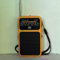 Multi-Band AM FM Radio, Compact Rechargeable Radio With Built In Flashlight, Portabl FM Digital Radio, Versatile Power Options(Orange)