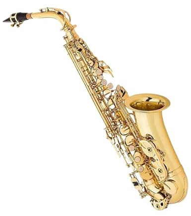 Professionell Saxofon EB stämd Altsaxofon I Mässing Med Fodral
