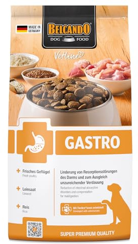 BELCANDO Vetline Gastro Aliment Diététique 1,8 kg – Nourriture sèche pour Troubles Gastro-intestinaux & problèmes digestifs | Alimentation Douce pour Chiens sensibles, Fabriqué en Allemagne