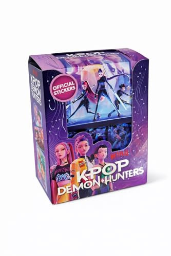 K-Pop Demon Hunters Display Box 40 Bustine Figurine – Box Collezione Sticker Cards, Figurine Ufficiali per Album K-Pop Demon Hunters