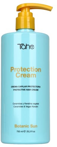 Tahe Botanic Sun Crema capilar fotoprotectora Protection que protege el cabello antes de la exposición al sol, el mar o la piscina (750 ml)