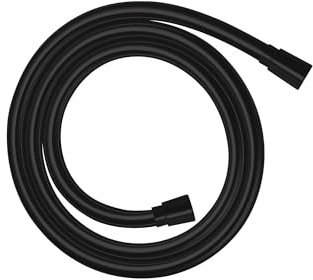 hansgrohe Techniflex Handheld Shower Replacement Shower Hose 63-inch Easy Install Modern Shower Hose in Matte Black, 28276673