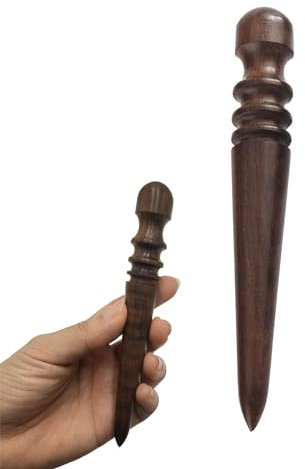 Herramienta de Pulido de Cuero,Bruñidor de Cuero,Varillas de Pulido de Cuero,Artesanía Herramienta de Tallado Pulido,Artesanía de Cuero DIY Talla Cuero,Accesorios de Artesanía en Cuero