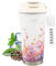 fluorehoso Kaffeebecher to go, 18oz/520ml Thermobecher Isolierbecher, Edelstahl Travel Mug mit Auslaufsicherem Deckel, Strohhalm und Keramikauskleidung, Autobecher Kaffeetasse（Gänseblümchen）