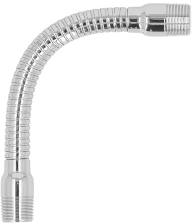 Brazo de Ducha Flexible, Brazo de Extensor de Ducha Ajustable, Salida de Agua Giratoria de 360 ​​°, Acero Inoxidable Premium, Adecuado para Todos los Cabezales de, Hoteles, Gimnasios y Baños para