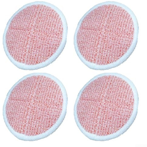 Zilimontt Lot de 6 têtes de balai à récurer Bissell pour sols durs compatibles avec les modèles 2124 2039A 2307 23157 20391 20399 - Lavables en machine - Orange - Lot de 6 (4 pièces)