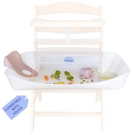 CATCHY Auffangschale - Zubehör für den Hauck Alpha+ & Hauck Beta+ Hochstuhl - Food Catcher für Krümel und Kleckereien - für Baby- und Kinderhochstühle (Hochstuhl separat erhältlich)