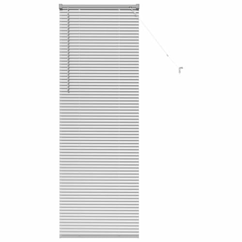 vidaXL Persianas venecianas Plateado 175 x 55 cm Aluminio