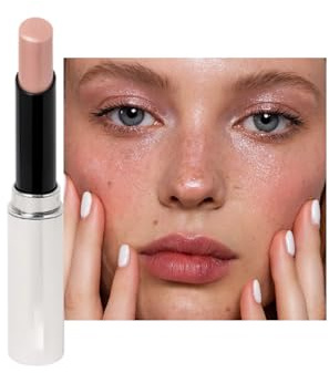 Rose Gold Beam Glitter Eyeshadow - Highlighter Stick Eye Face Nose Makeup Radiant Subtle Glow Shimmer Finish Highlight Long-Lasting - for Women Everyday Festival Use (Rose Gold Beam)