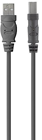Belkin Premium Printer Cables Cable10 Ft4 Pin USB Type B to 4 Pin USB Type A, Black (F3U154BT3M)