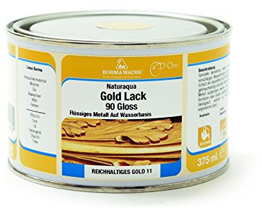 BORMA Acryl Gold Farbe 375ml für Aussenbereich