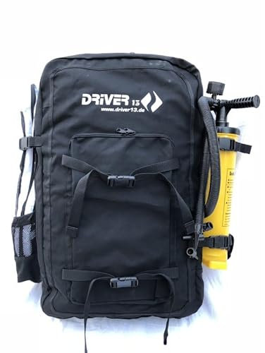 Driver13 Kitebag Spare Ersatztasche Rucksack für Dein Kite, schwarz bis 19 m²