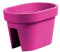 Erhard-Trading Balkonkasten Altea Geländertopf Blumenkasten Blumentopf Geländer oval rund bunt (oval, Fuchsia)