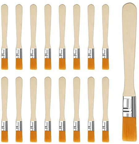 ZIOYA 36 Stück Borstenpinsel Set Pinsel Klein Farbe Streichen Pinsel für Farben Beizen Lacke Acrylfarbe Flachpinsel zum für das Streichen von Wänden