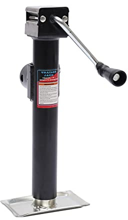 2 stycken släpvagnsstöd stabilisator, vikbar svängbygel stöd fötter vev stöd 1 000 kg lastkapacitet för släpvagn stöd husvagn, yacht grävmaskin stöd