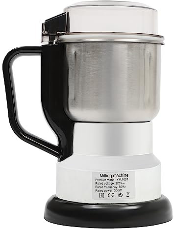300W Macinacaffè elettrico, in acciaio inox chicchi di caffè cereali noci fagioli macinino per prodotti secchi adatto 500ml capacità