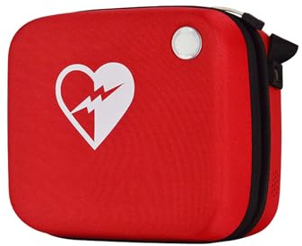 Defibrillatore portatile con foro di controllo remoto e simbolo a croce accattivante per uso di emergenza