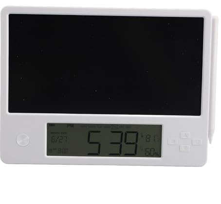 Cuifati Electronic Digital Planner with Stylus, Desktop Calendar Tablet with Foldable Stand and Time & Day & Temperature & Humidity Display, for Office Home Decor