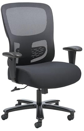 HON Sadie Big and Tall Ergonomic Office Chair, Heavy Duty Desk Chair, Black