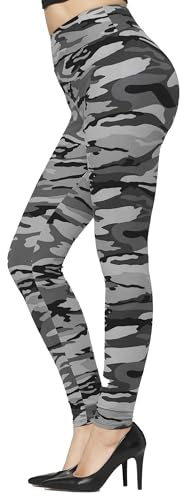 Conceited Leggings for Women - High Waisted - Soft - Casual - in Plain Sight - Small - Medium