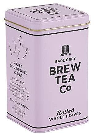 Brew Tea Co - Earl Grey Tea in Classic Purple Tin - Light & Fragrant - 150g Loose Leaf Tea