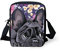 Binienty Kinder-Umhängetasche, kleine Umhängetasche, Handtasche, für Reisen, Schule, Wandern, Schwarzer Boston Terrier, Einheitsgröße
