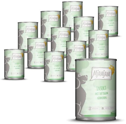 MjAMjAM - Insekt mit saftigem Hühnchen 12 x 400 g
